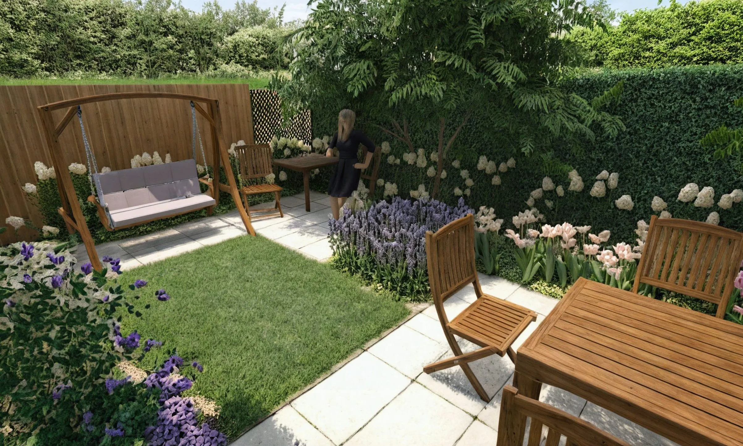 projektowanie ogrodów Banino